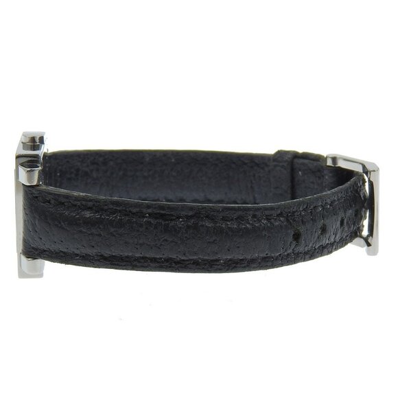 BVLGARI Quadlard Watches SQ22SL blackDial Stainless Steel/leather Quartz - Picture 5 of 8